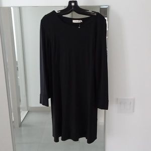 Tory Burch midi black dress size L